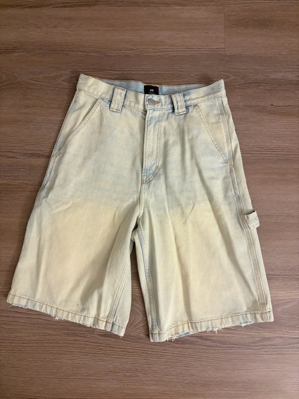 H&M Jean Cargo Carpenter Shorts Size 29 Men